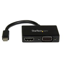 StarTech.com Mini DisplayPort to HDMI and VGA - 2 in 1 Travel Adapter - Mini Dis - £32.08 GBP