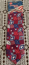 American Dog Patriotic Stars Design Bandana MEDIUM LARGE Tie On Scarf  Brand New - £4.34 GBP