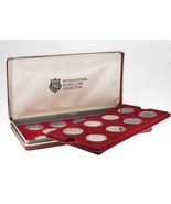 1984 International Games Collection of 20 Proof Coins From Various Nations - $13,107.90 MXN