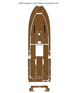 2005 Contender 31 Swim Platform Cockpit Pad Boat EVA Faux Teak Deck Floo... - $4,101.75 CAD