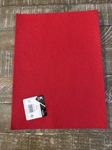 Kunin Felt Sheet 9x12” Sticky Back Red - $11.76