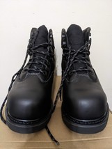 Nib Hytest K13890 Black Waterproof Unisex 6&quot; Boot Genuine Soft Leather 9.5W - £58.85 GBP