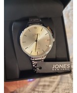 Jones New York Ladies Diamond Collection Quartz Round Face New Boxed - $24.74