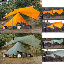 Nt shade tarpaulin rural ultralight spacious 4 season pyramid tent 10 people 1350g 645 thumb200