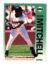 1992 Fleer #644a Kevin Mitchell San Francisco Giants - £2.35 GBP