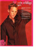 Matt Ballinger teen magazine pinup Dream Street red tiw dress shirt Pop ... - £2.74 GBP