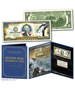 United States NAVY WWII Vintage Genuine U.S. $2 Bill in 8x10 Collectors ... - $19.95