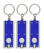 3 ~ 1&quot; Dia Plastic Assorted Colors Led Light/Split Ring Key Chain 1 Pk - $29.99