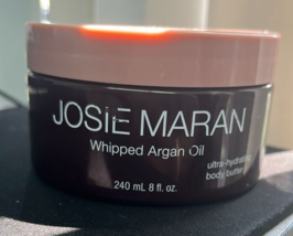 Josie Maran Whipped Argan Oil Ultra-Hydrating Body Butter 8oz Unscented Not Seal - £19.97 GBP