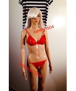 1 SALE! Sexy RED HOT Lingerie Set Crotchless Thong Panties Top FREE SHIP... - £15.62 GBP