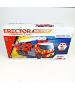 Meccano Erector Discovery Rescue Fire Truck w Sound &amp; Lights Factory Sea... - $51.84 CAD