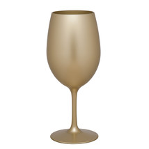Set of Four Gold Acrylic Stemmed All Purpose Wine Glass - $3,667.20 MXN
