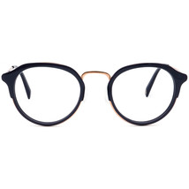 Warby Parker Eyeglasses Wyatt 3972 Navy Blue/Rose Gold Round Frame 50[]2... - £157.37 GBP