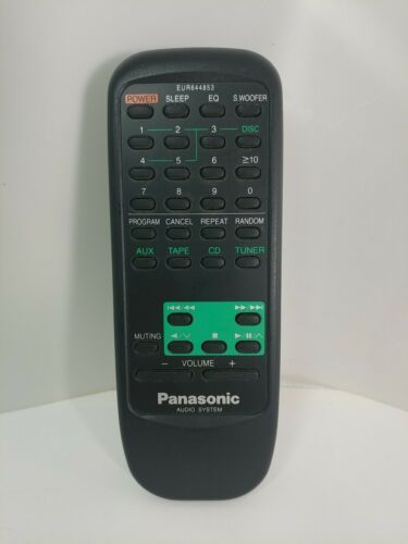 Panasonic OEM EUR644853 Mini Audio System Remote Control OEM FOR SC-AK25... - $22.43
