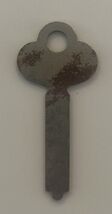 Vintage Cabinet Lock Flat Long Key Blank Skeleton Steel - $7.59