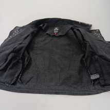 Almost Famous ST-J255-L0 Women's Black Front Zip Denim Jacket Size Medium image 12