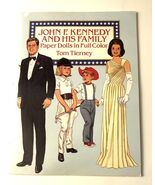 John F. Kennedy and His Family paper dolls by Tom Tierney - $16.95