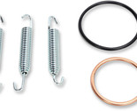 New Exhaust Pipe Springs (3) + Gasket Kit For 1985-1986 Yamaha Tri Z 250... - $21.99