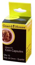 Guardhouse Quarter 24.3mm Direct Fit Coin Capsules, 10 pack - £6.82 GBP