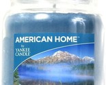 1 American Home By Yankee Candle 19 Oz Clear Mountain Lake 1 Wick Glass ... - $30.99