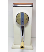 Rival Ice-O-Mat Ice Crusher 1950s White/Chrome Course/Fine Wall Or Count... - $11.87