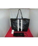 Steve Madden Sperbs Tote With Sport Stripe $98 Black / White  -  #3274 - $39.59