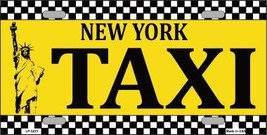 New York Taxi Metal Novelty License Plate LP-5221 - £14.90 GBP
