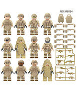 12PCS/SET Military Forces Series Mini Character LEGO Toy Gifts - £12.54 GBP