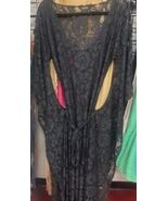 STEVIE NICK&#39;S STYLE BLACK  ARTDECO GYPSY BOHEMIAN DELUXE OOAK LACE DRESS - $5,428.44 MXN