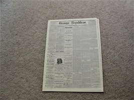 Geauga Republican, Wednesday, August 24, 1881- Chardon, Ohio Newspaper. - £15.12 GBP