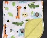 Circo Safari Baby Blanket Jungle Velour Sherpa Elephant Giraffe Owl Turtle - £15.81 GBP