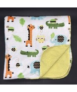 Circo Safari Baby Blanket Jungle Velour Sherpa Elephant Giraffe Owl Turtle - $19.99