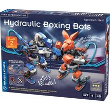 Thames &amp; Kosmos Hydraulic Boxing Bots STEM Experiment Kit | Build Two Hydraulic- - £34.86 GBP