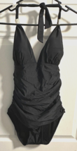 Unbranded Women&#39;s Medium Black 1 Piece Bathing Swimsuit New - $13.06