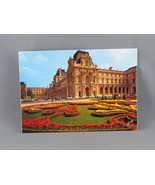 Vintage Postcard - The Louvre Paris France Tulip Garden - Yvon Paris - £11.97 GBP