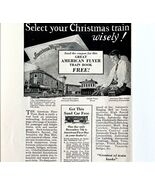 American Flyer Train Toys Christmas 1929 Advertisement Railroad DWCC18 - €25,73 EUR