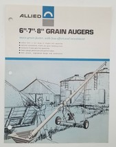 Vintage Allied 6&quot; 7&quot; 8&quot; Grain Augers Chicago Sales &amp; Dealer Advertising ... - $15.40