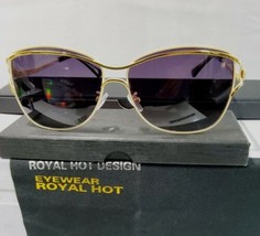 Women&#39;s Sunglasses Polarized Classic Large Gold Frame 100%UV  Protection - £27.65 GBP