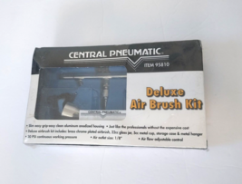 Central Pneumatic Deluxe Air Brush Kit Item 95810 -New Sealed - £22.88 GBP