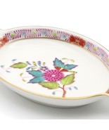 Herend Chinese Boquet Ashtray, Colorful Apponyi Pattern, Vintage Porcela... - $37.60