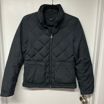 Theory Womens Black Meade Quilted Down Puffer Jacket Coat Size Small Petite - £33.46 GBP