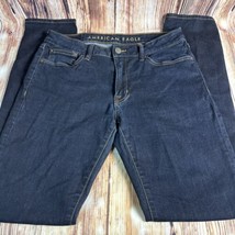 American Eagle Flex SLIM Mens Size 31x33 Blue Dark Wash Jeans Denim Pants - £22.41 GBP