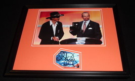 Kyle Petty Signed Framed 11x14 Photo Poster Display w/ Richard - £50.61 GBP
