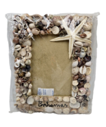 Natural Sea Shell Seashell Photo Frame Starfish 4x6 Photo Handmade Baham... - £13.76 GBP