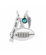 Football 925 Sterling Ash Urn - Love Charms™ Option - $79.95