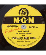 Bob Wills - Rock-A-Bye Baby Blues / Nothin&#39; But The Best 1950 78rpm Reco... - £6.78 GBP