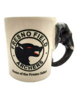 Fresno Field Archers Coffee Mug Elephant Head Handle Fresno Safari Made ... - £10.13 GBP