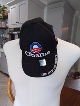 President Barack Obama 44th President Hat, Adjustable Black Cap, Memorabilia - £11.61 GBP