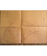 Mapa del plan de construcción de documentos raros, Haifa Palestina 1930 - $152.19