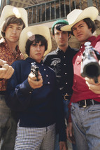 The Monkees Davy Jones Micky Dolenz pointing guns Peter Tork Mike Nesmith 18x24  - $23.99